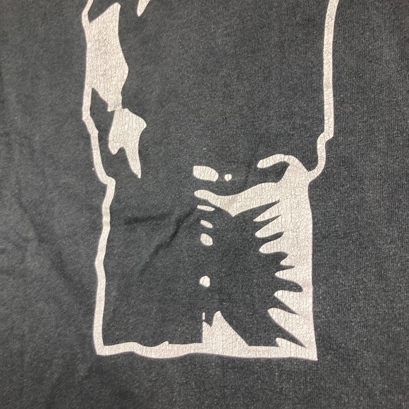 Vintage Screen Stars Shirt Mens XL Black 2001 Pennywise Punk Band F*ck Authority - Picture 11 of 16